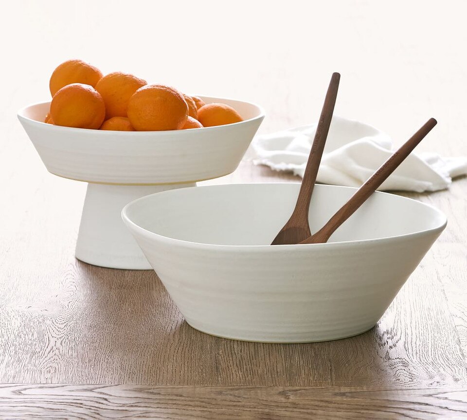 Larkin Reactive Glaze Stoneware Serving Bowls Pottery Barn Australia